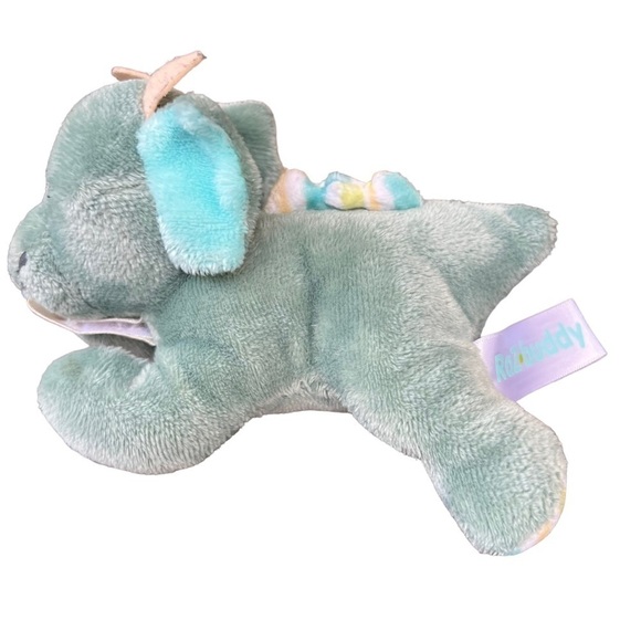 RaZbaby teether toy holder stuffed animal plush dragon - Picture 1 of 8